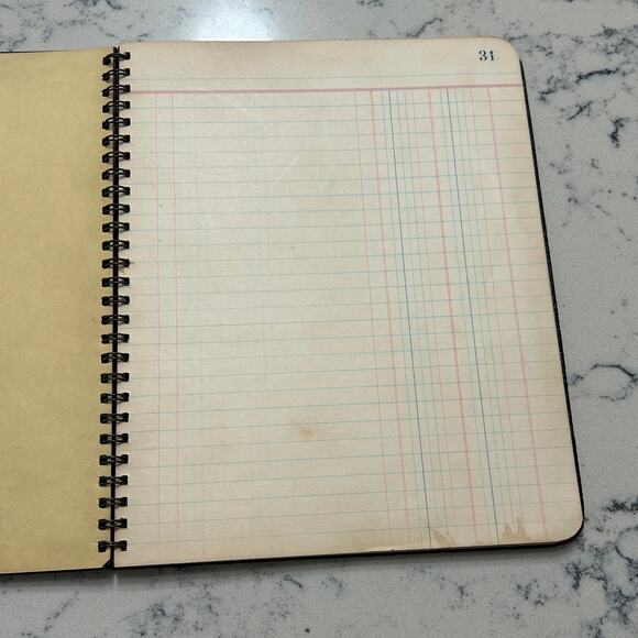 Antique Woolworth Herald Square Two Column Spiral Notebook - Picture 7 of 14